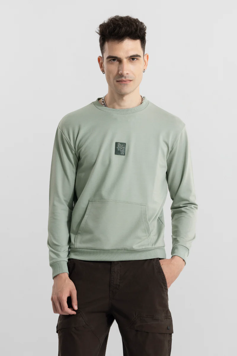 Logotype Green Sweatshirt 5 Logotype Green Sweatshirt