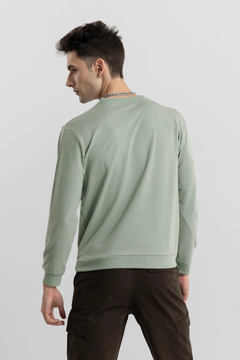 Logotype Green Sweatshirt 6 Logotype Green Sweatshirt