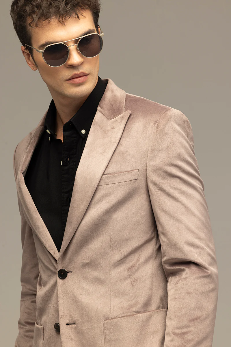 Velvet Verve Dusty Mauve Blazer 2 Velvet Verve Dusty Mauve Blazer