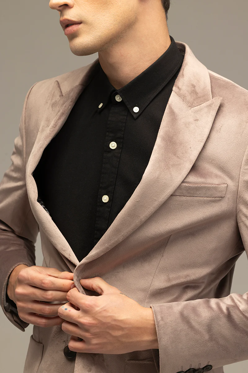 Velvet Verve Dusty Mauve Blazer 4 Velvet Verve Dusty Mauve Blazer