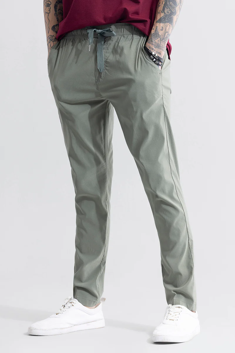 Active Flex Olive Green Chino