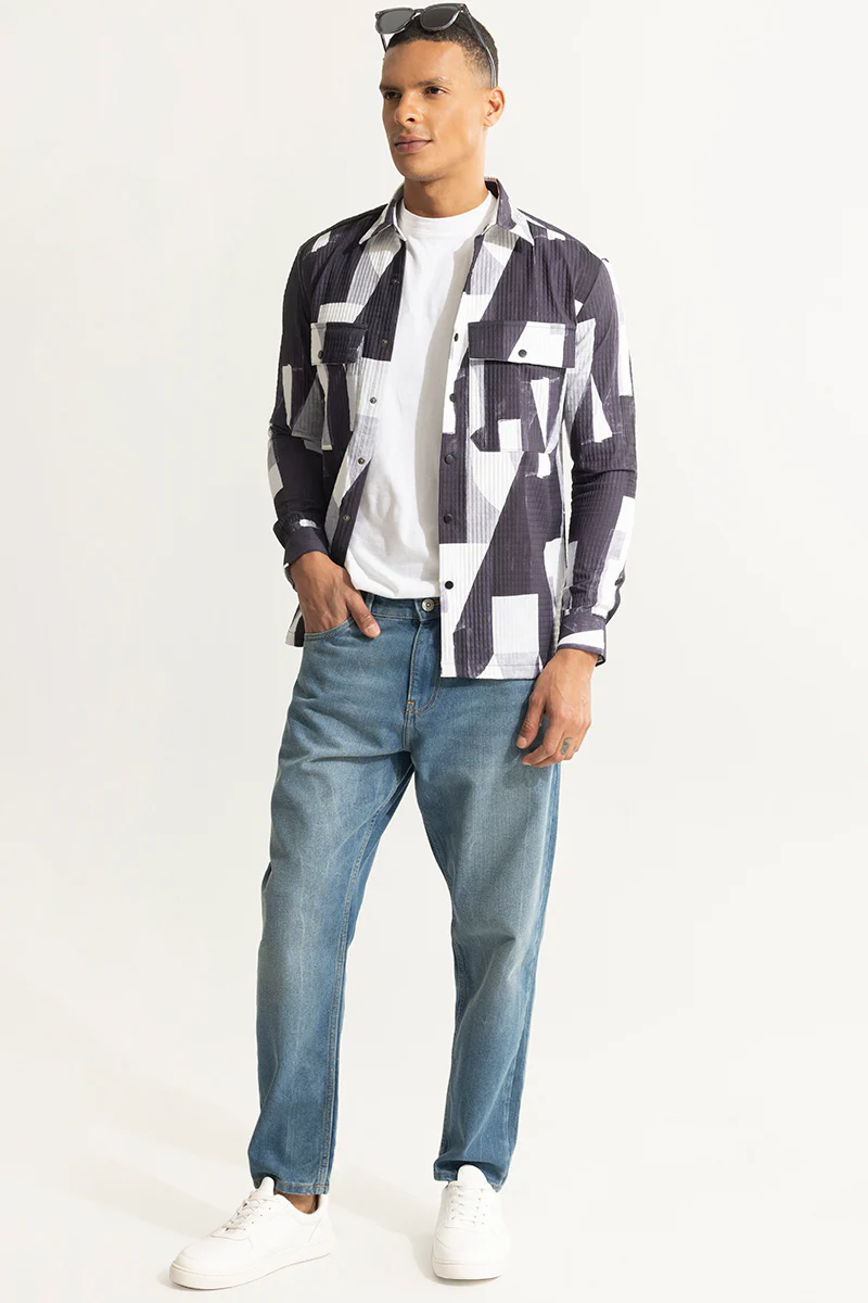 Dynamic Duality Black Overshirt 3 Dynamic Duality Black Overshirt