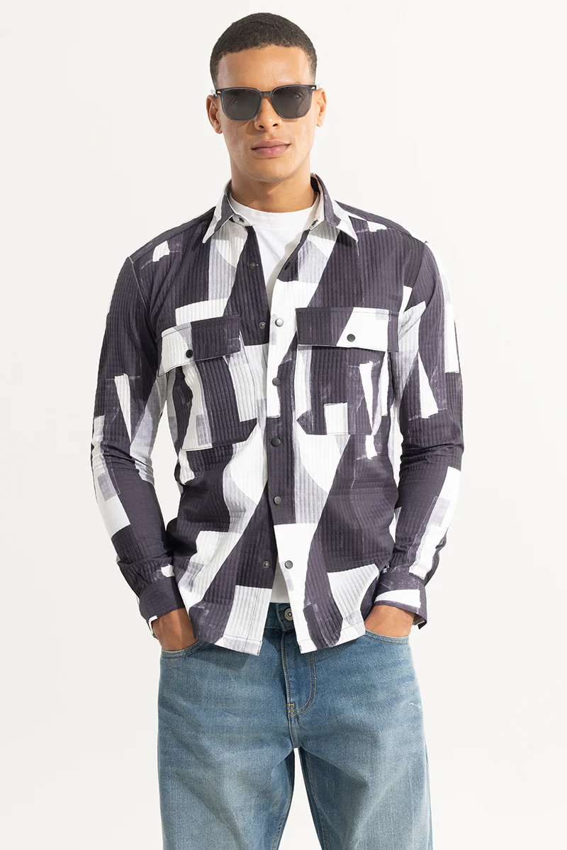 Dynamic Duality Black Overshirt 4 Dynamic Duality Black Overshirt