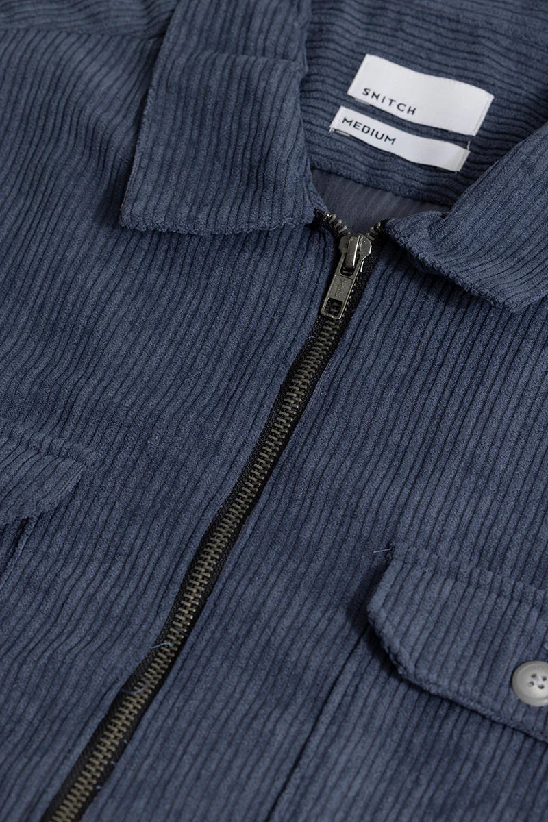 Ribcord Navy Corduroy Overshirt 2 Ribcord Navy Corduroy Overshirt