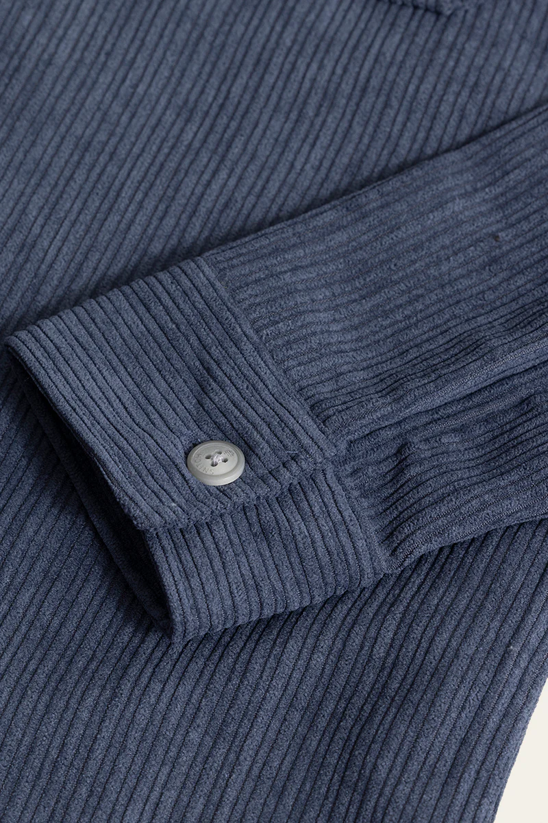 Ribcord Navy Corduroy Overshirt 7 Ribcord Navy Corduroy Overshirt
