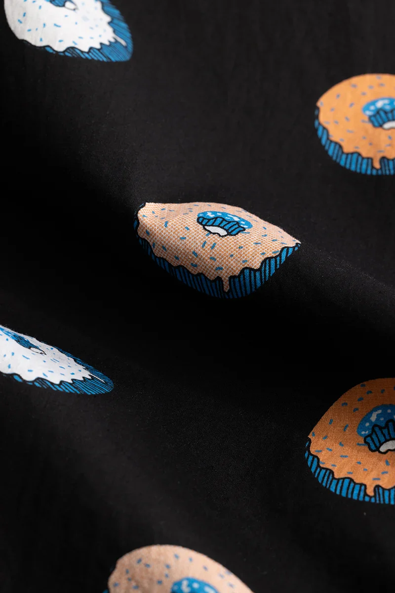 Donutonic Black Printed Co-ords 8 Donutonic Black Printed Co-ords