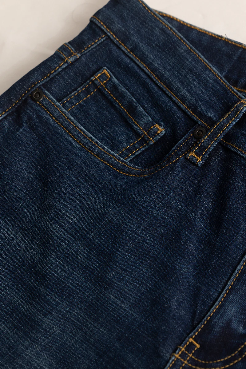 Genesis Dark Blue Skinny Fit Jeans 11 Genesis Dark Blue Skinny Fit Jeans