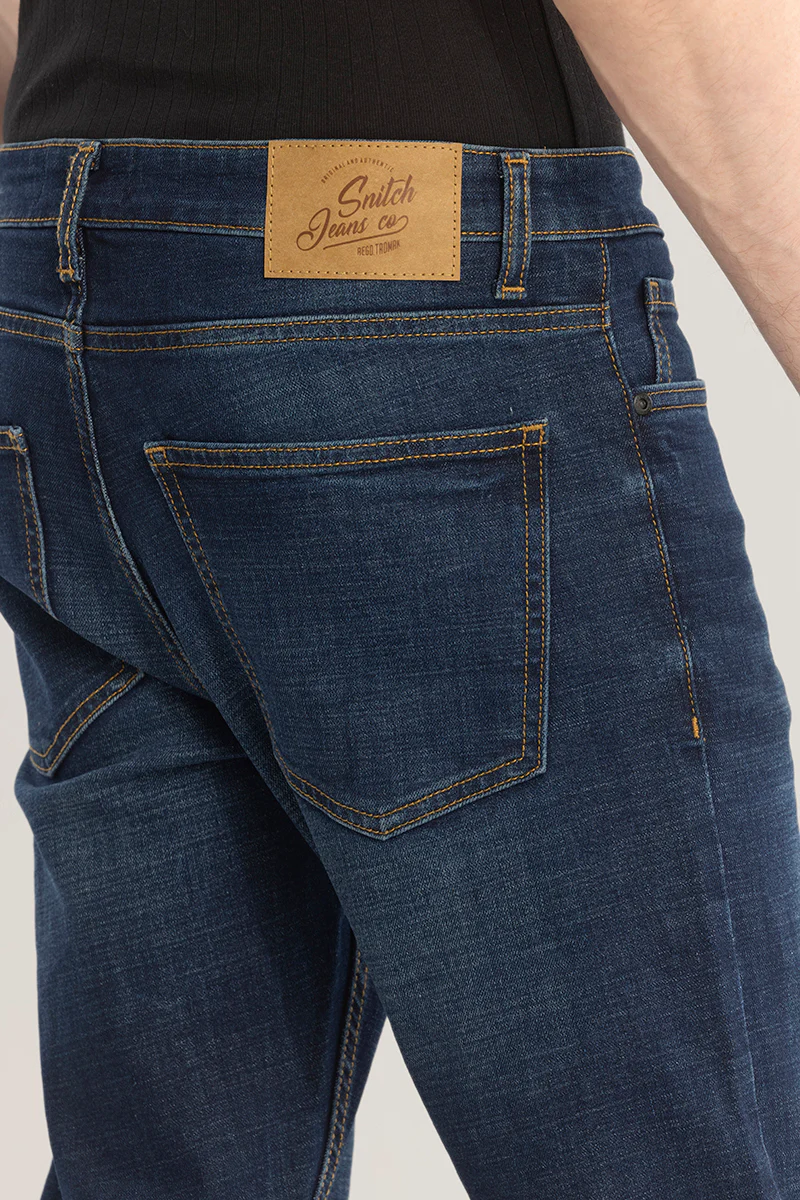 Genesis Dark Blue Skinny Fit Jeans 8 Genesis Dark Blue Skinny Fit Jeans
