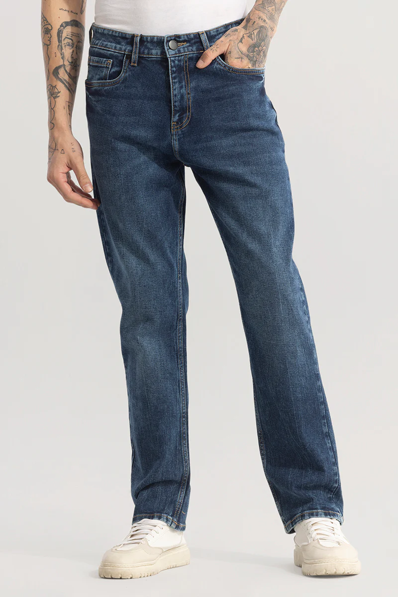 Home 218 Mirage Denim Blue Comfort Fit Jeans