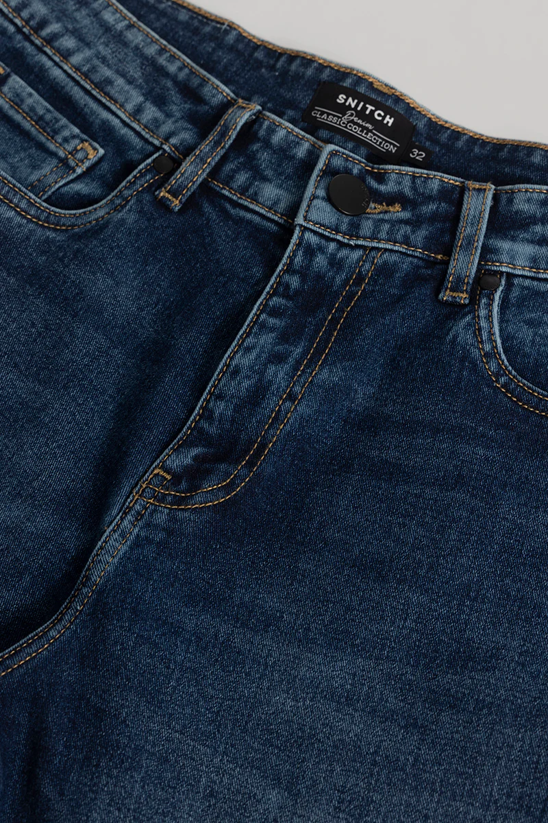 Home 219 Mirage Denim Blue Comfort Fit Jeans