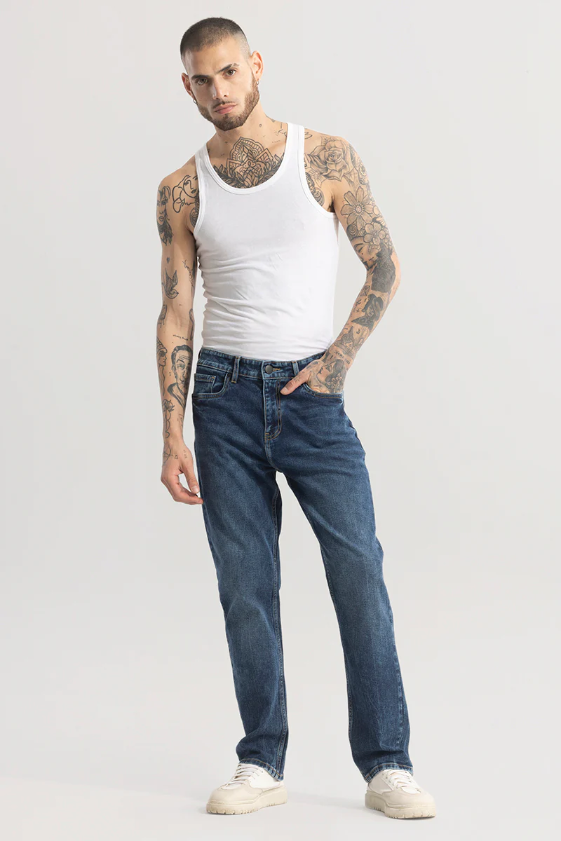 Home 220 Mirage Denim Blue Comfort Fit Jeans