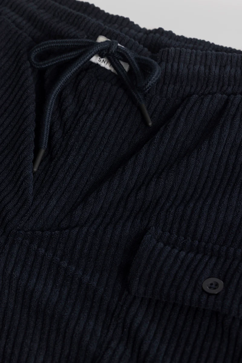Home 207 Urban Cord Navy Corduroy Cargo Pant