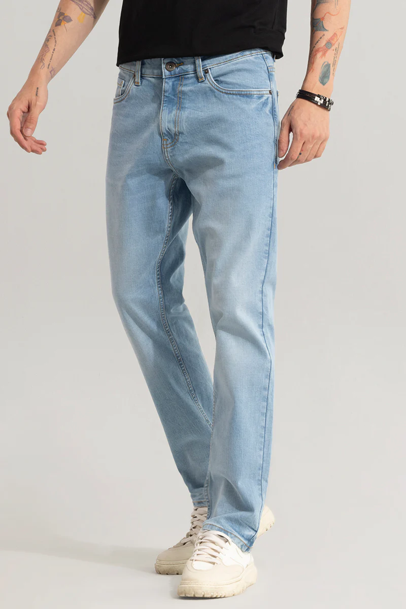 Home 191 Cascade Light Blue Comfort Fit Jeans