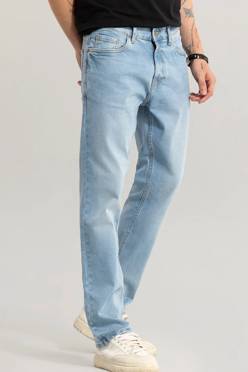 Cascade Light Blue Comfort Fit Jeans 4 Cascade Light Blue Comfort Fit Jeans