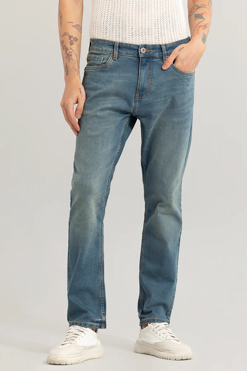 Home 188 Cascade Cadet Blue Comfort Fit Jeans