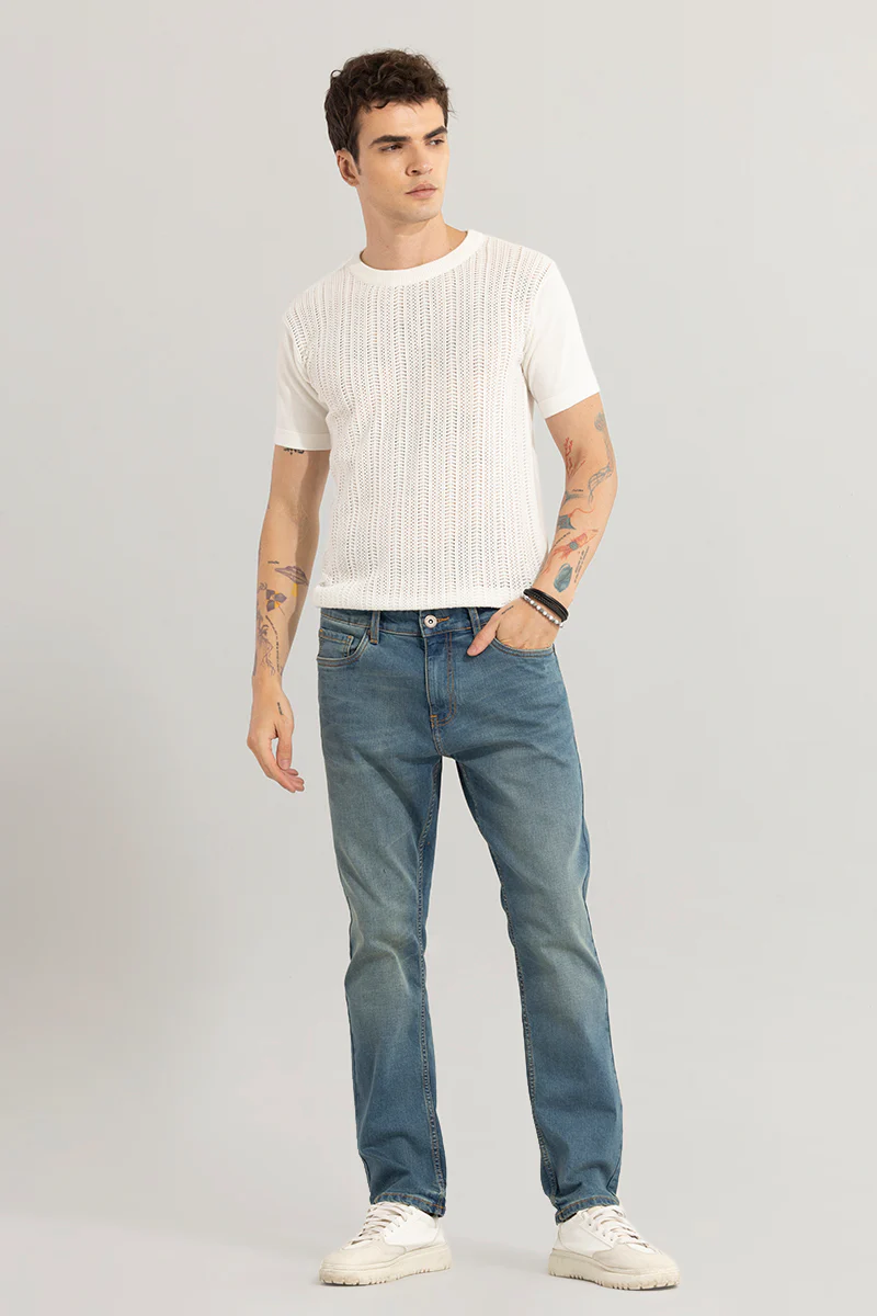 Home 190 Cascade Cadet Blue Comfort Fit Jeans