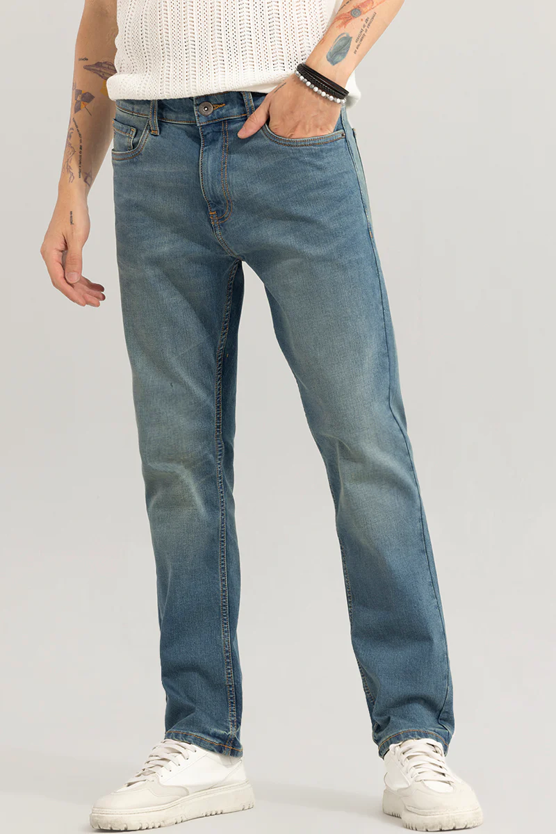 Cascade Cadet Blue Comfort Fit Jeans 5 Cascade Cadet Blue Comfort Fit Jeans