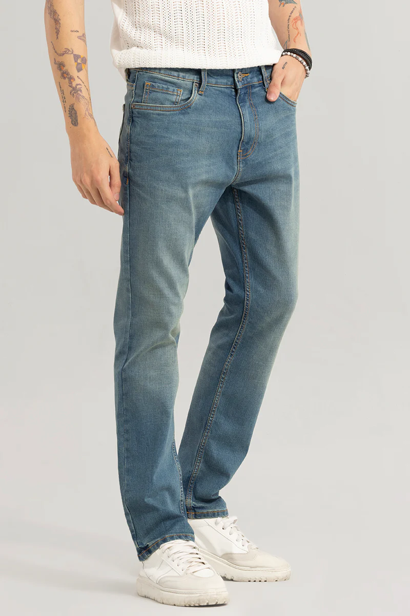 Cascade Cadet Blue Comfort Fit Jeans 6 Cascade Cadet Blue Comfort Fit Jeans
