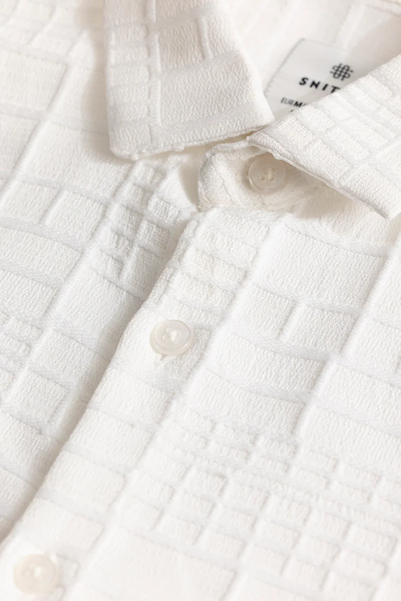Home 171 Bold Square White Shirt