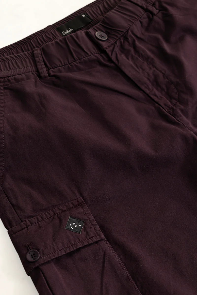 Home 162 Rampage Burgundy Cargo Shorts