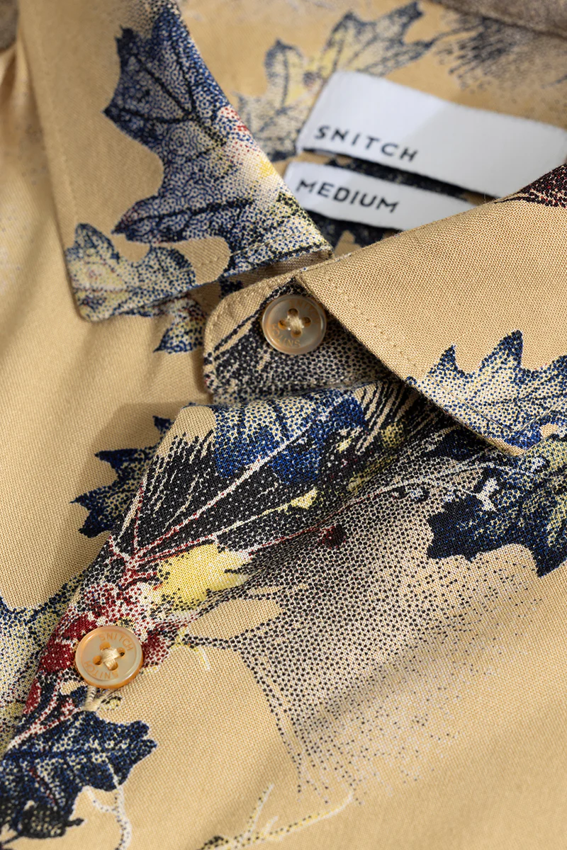 Home 150 Futuristic Fusion Beige Shirt