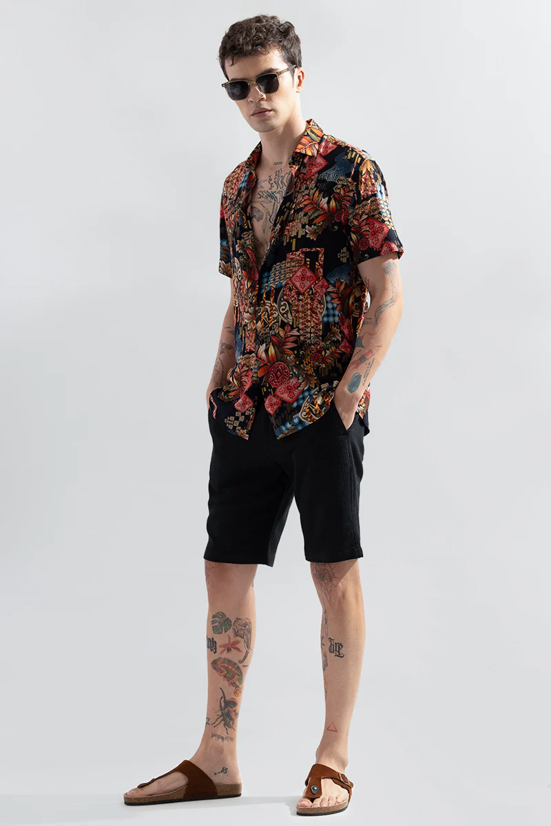 Home 148 Creative Impulse Black Shirt