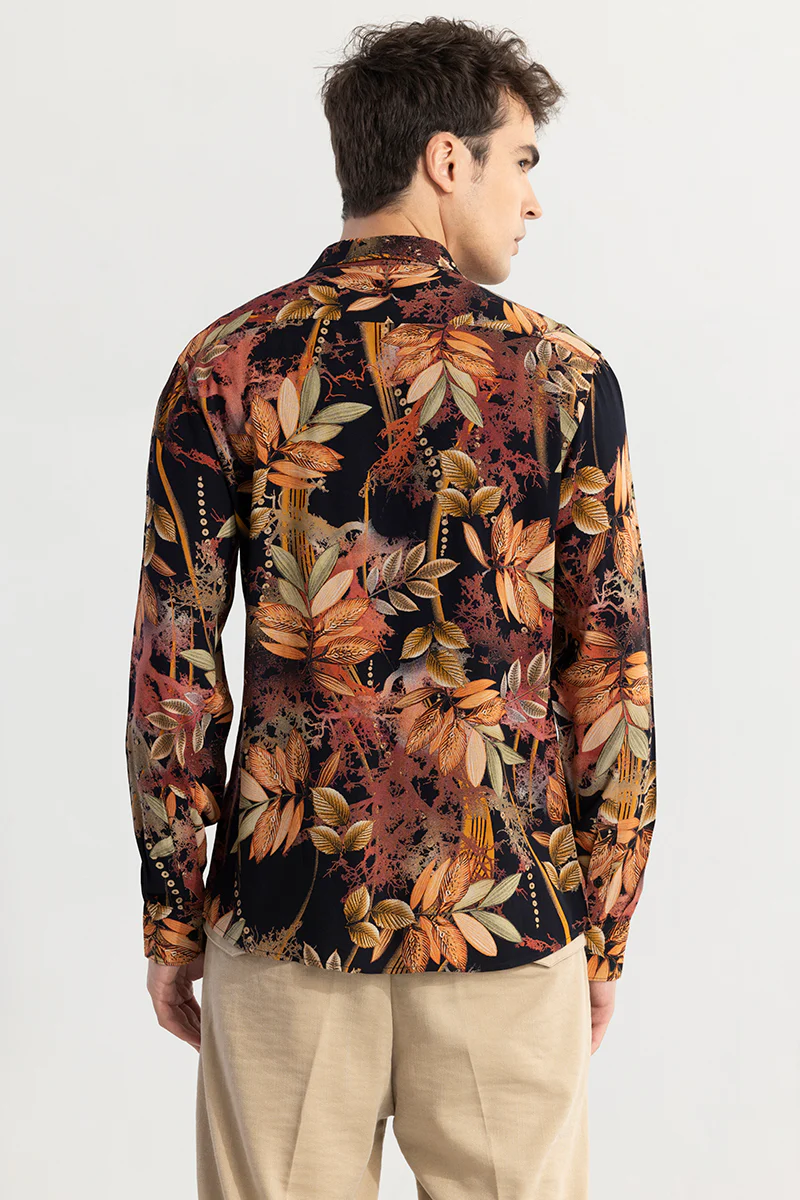 Flowerie Orange Shirt 6 Flowerie Orange Shirt