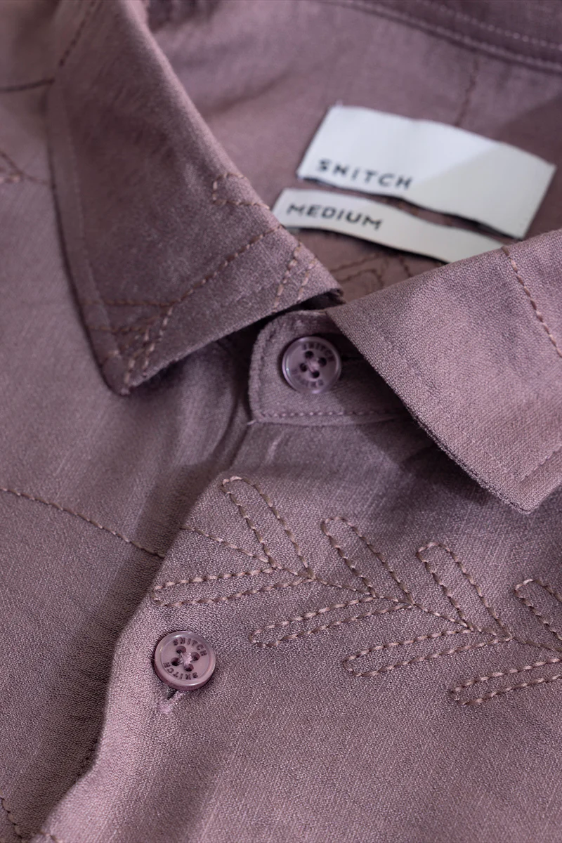 Home 135 Custom Crafted Purple Shirt