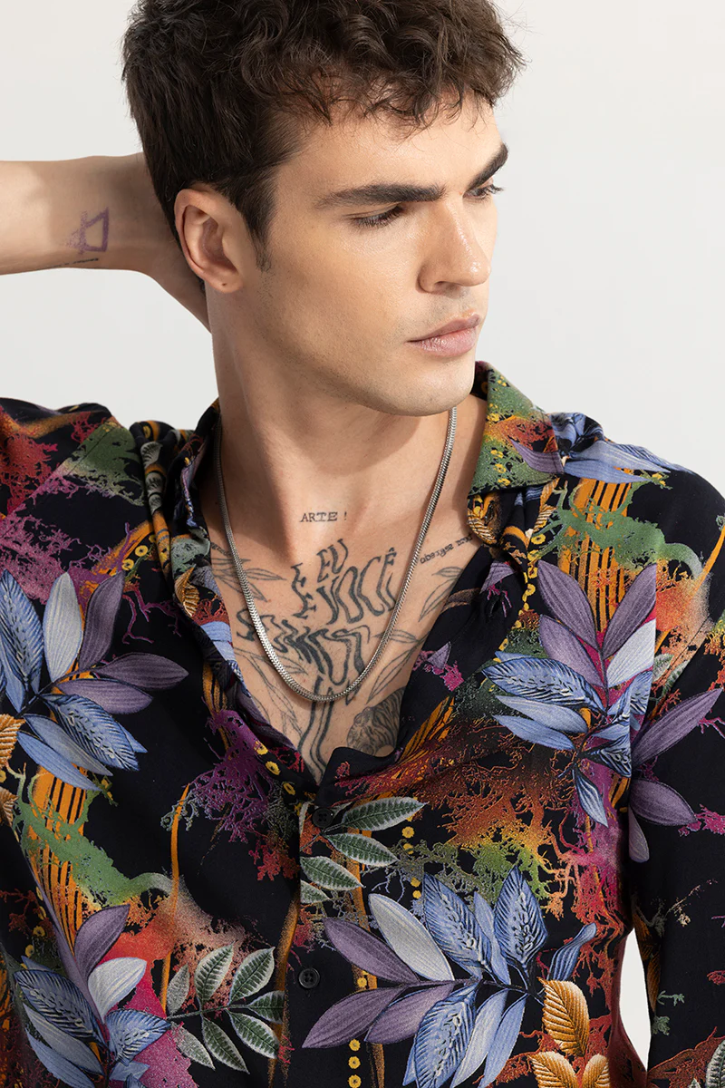 Flowerie Purple Shirt 5 Flowerie Purple Shirt