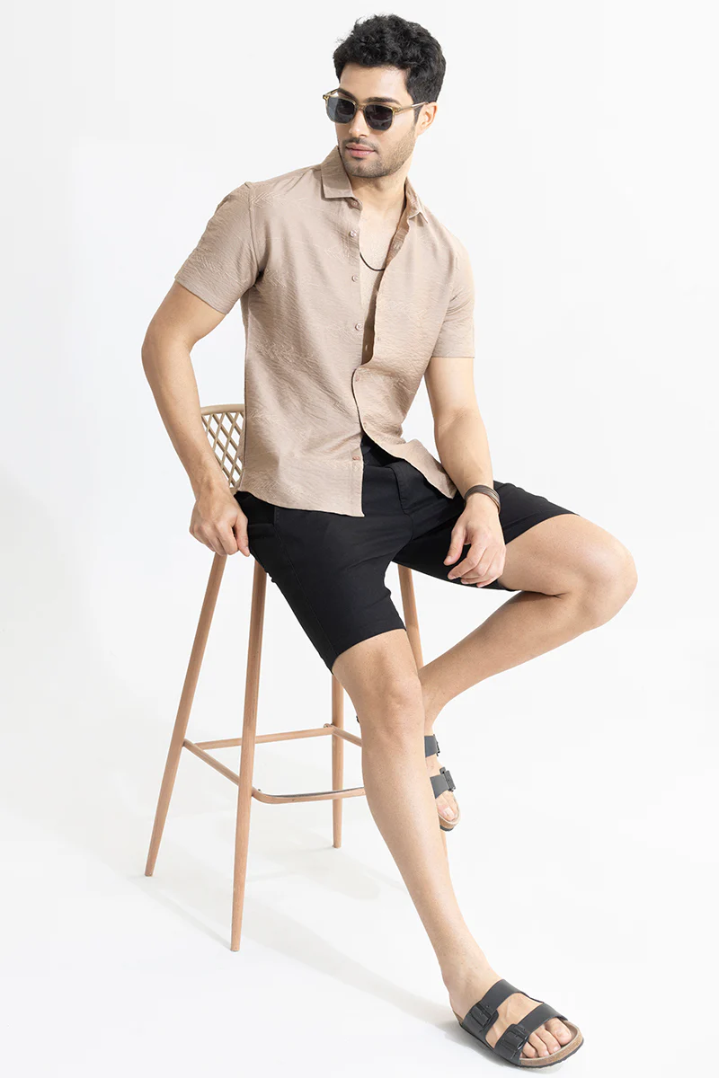 Home 130 Custom Crafted Beige Shirt