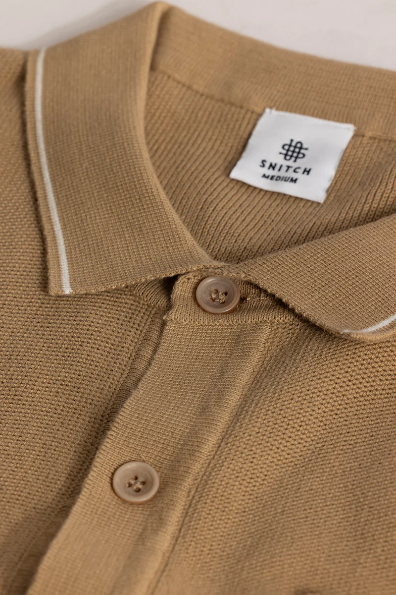 Home 120 KnitEase Brown Shirt