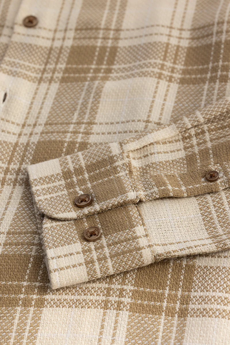 Tartan Tango Beige Checks Shirt 9 Tartan Tango Beige Checks Shirt