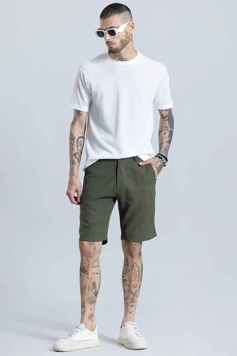 Home 103 Tactile White Textured T-Shirt