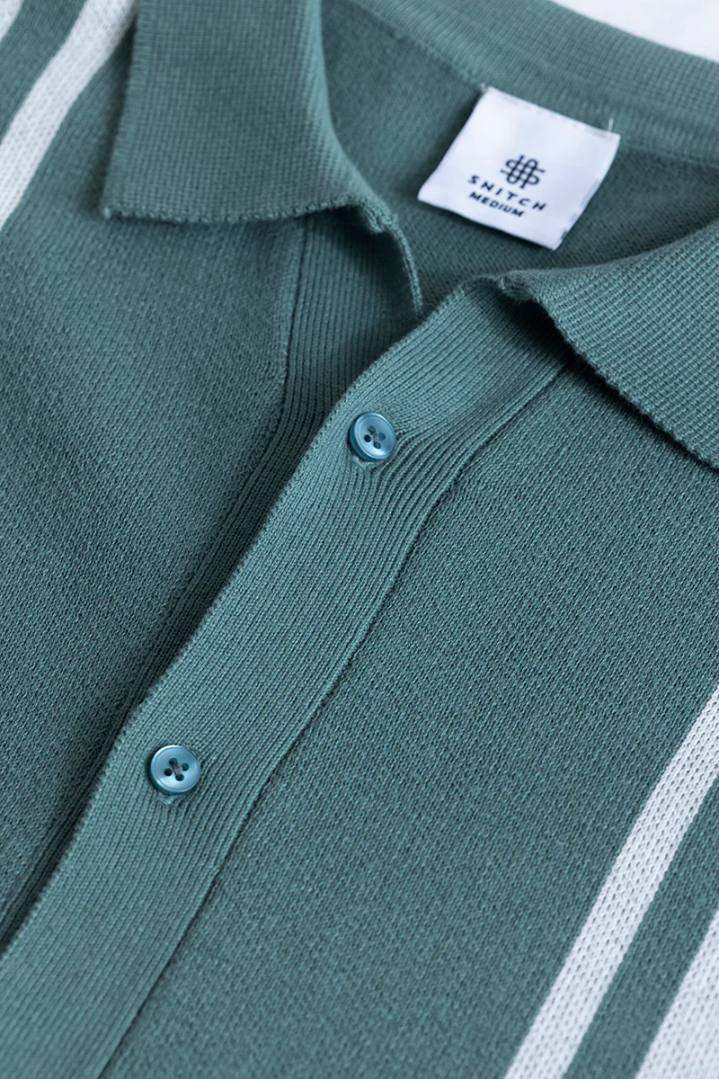 Home 99 Knitline Green Shirt