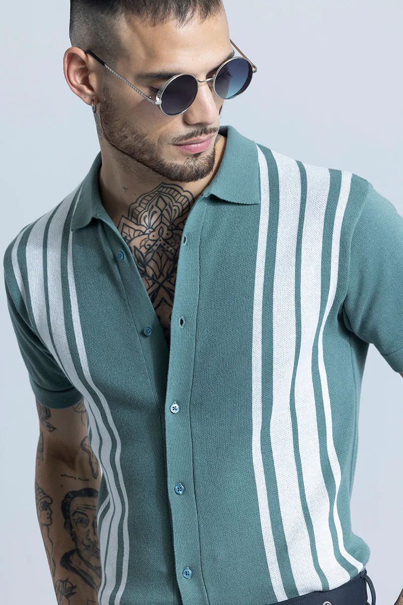 Knitline Green Shirt 4 Knitline Green Shirt