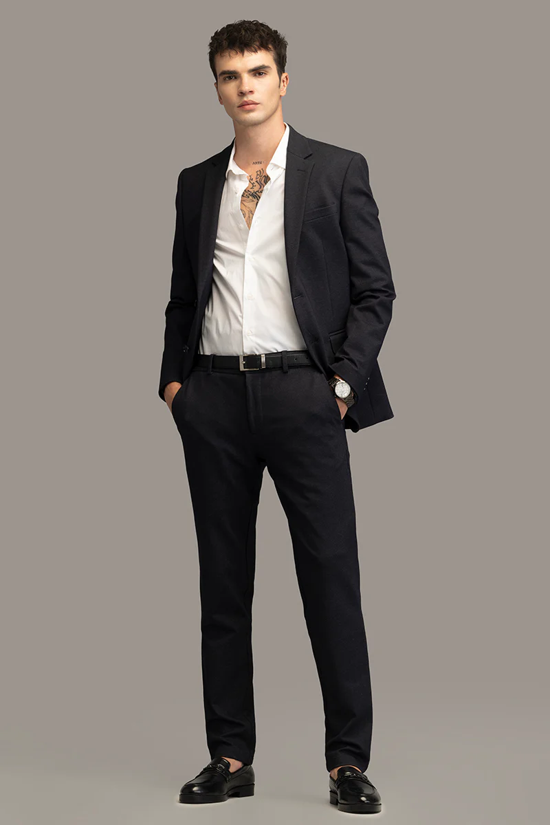 Home 91 Classic Cut Navy Suit Trouser