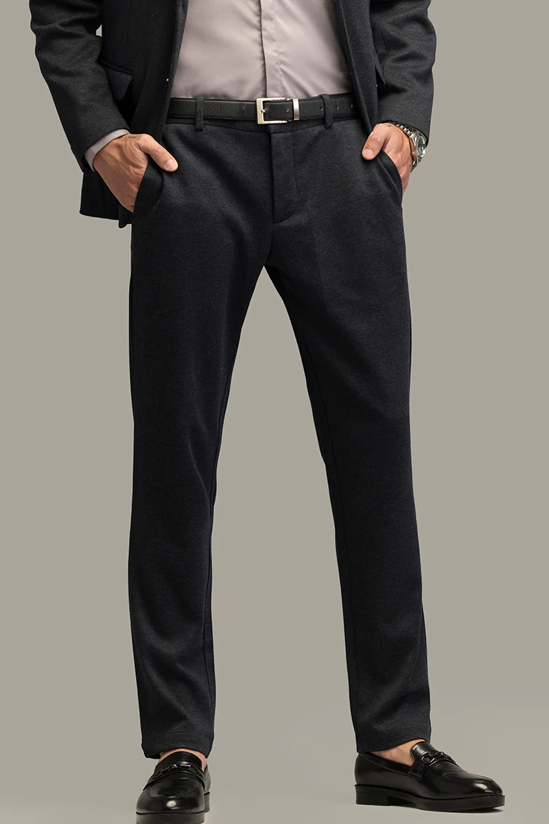 Home 86 Elite Elegance Anchor Grey Trouser