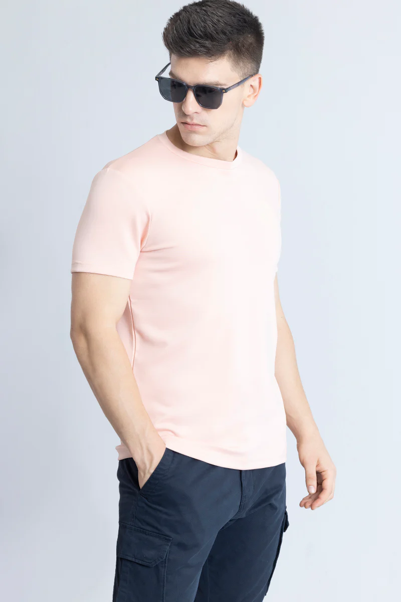 Home 74 Good Energy Club Peach T-Shirt