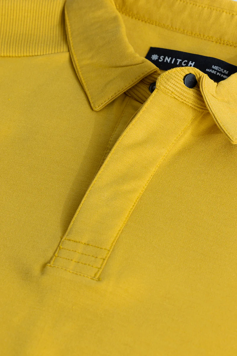 Home 60 Urbanoid Yellow Polo T-Shirt