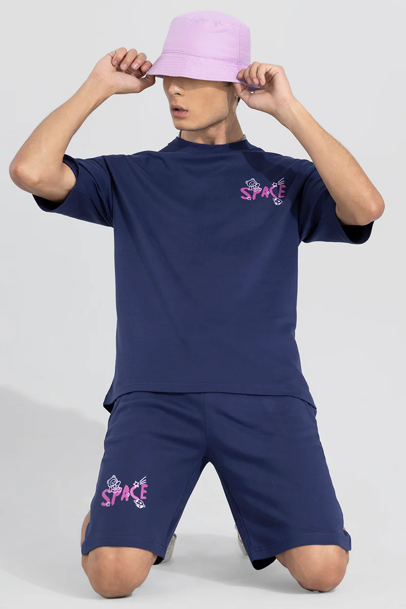 Home 53 Space Blue Oversized Co-Ords