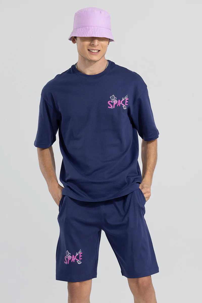 Home 54 Space Blue Oversized Co-Ords