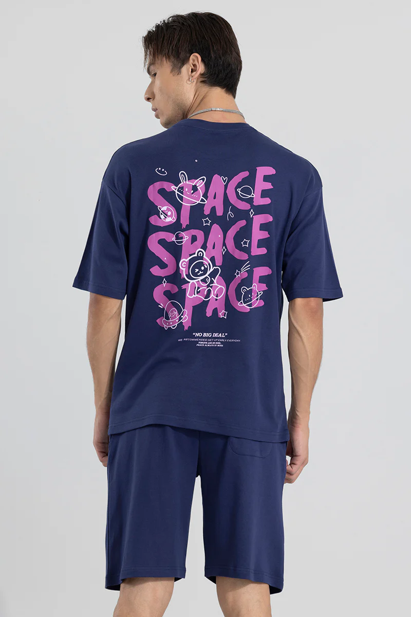 Space Blue Oversized Co-Ords 6 Space Blue Oversized Co-Ords