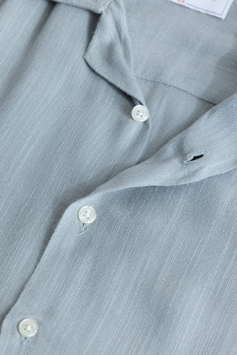 Home 48 Blissfull Linen Blend Grey Shirt