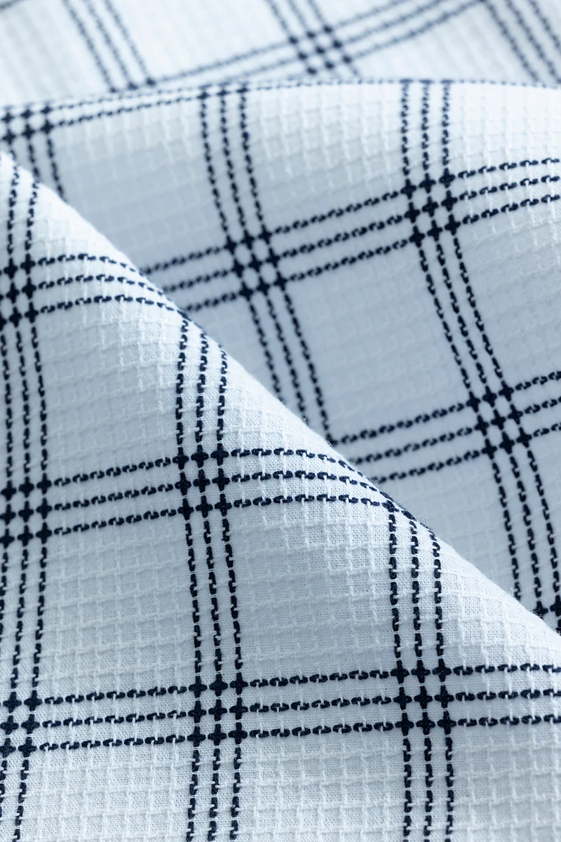Gridon White Checks Shirt 10 Gridon White Checks Shirt