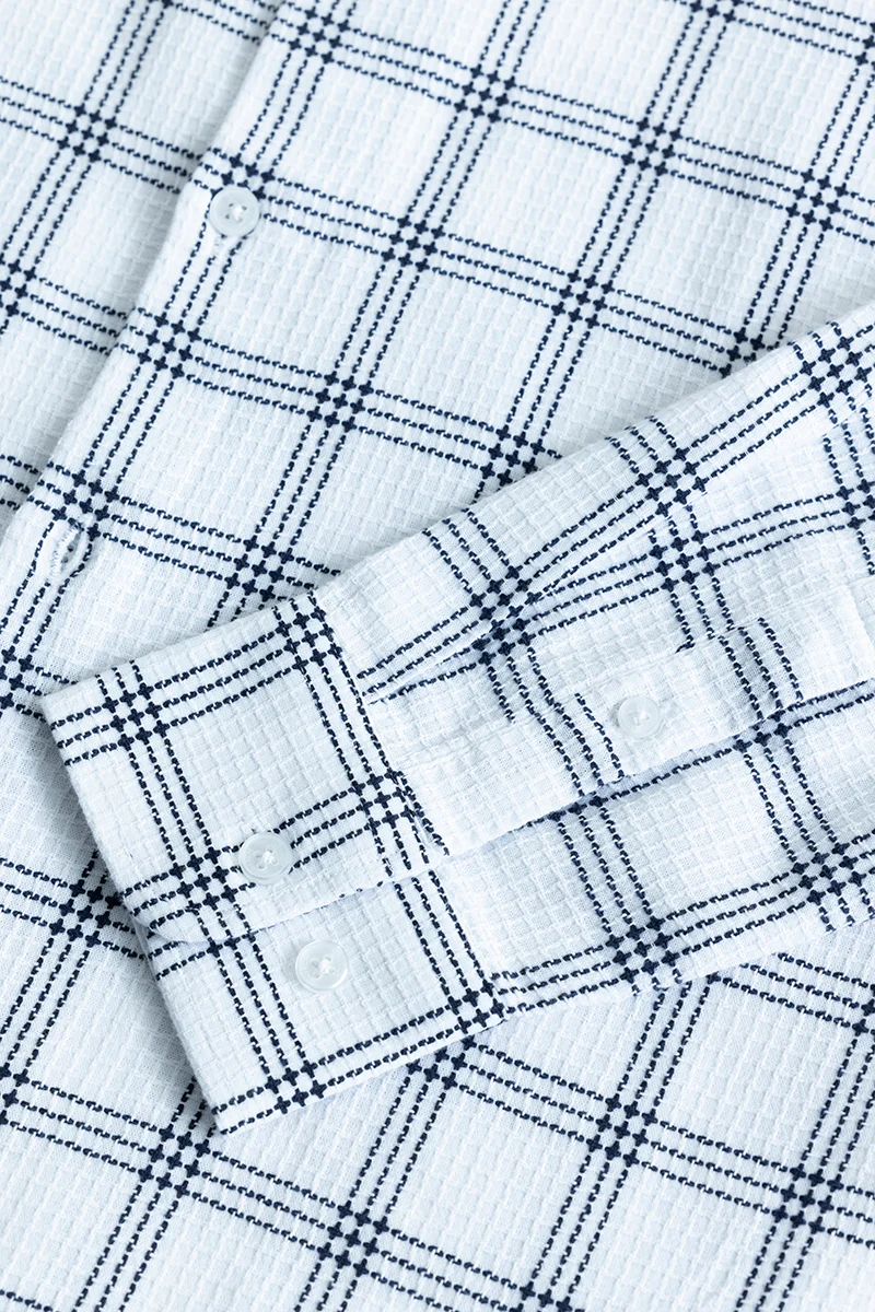 Gridon White Checks Shirt 9 Gridon White Checks Shirt