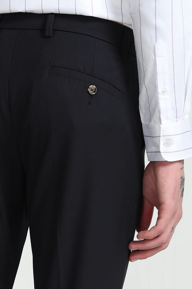 Poise Dark Black Trousers 7 Poise Dark Black Trousers