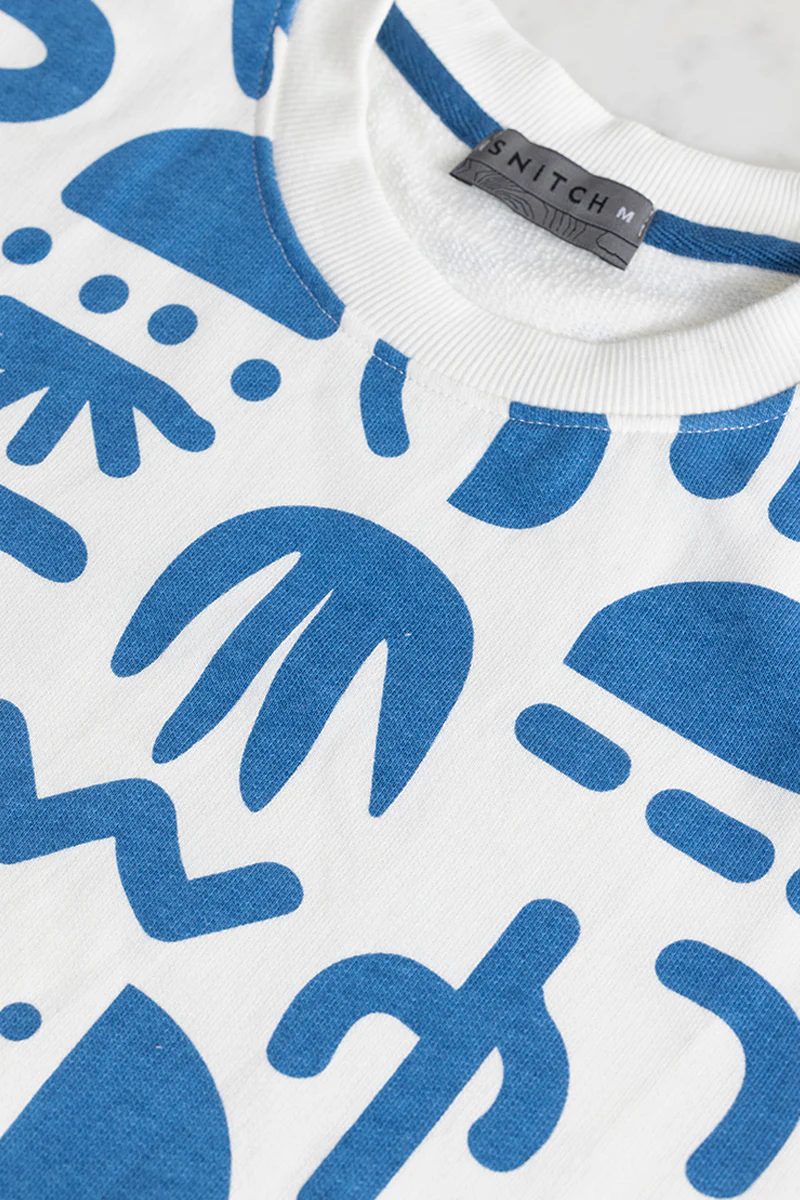 Abstract Desert White Sweatshirt 7 Abstract Desert White Sweatshirt