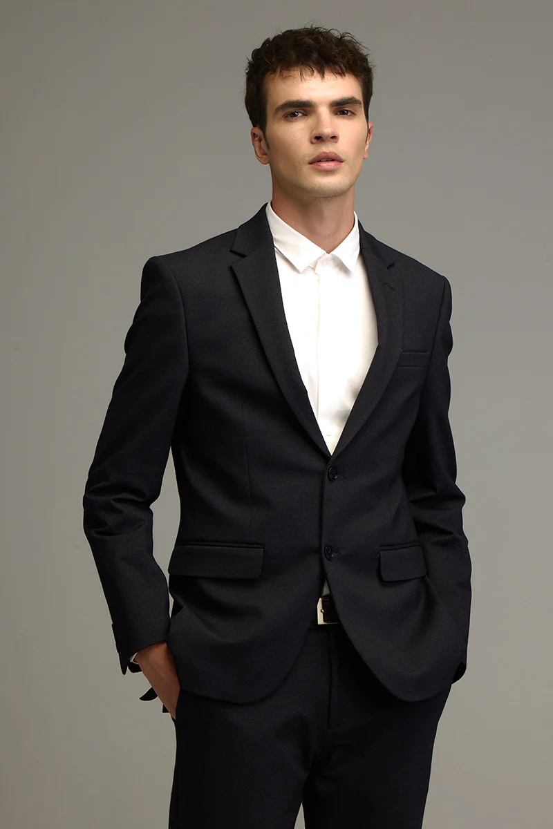 Classic Cut Navy Suit Blazer 7 Classic Cut Navy Suit Blazer