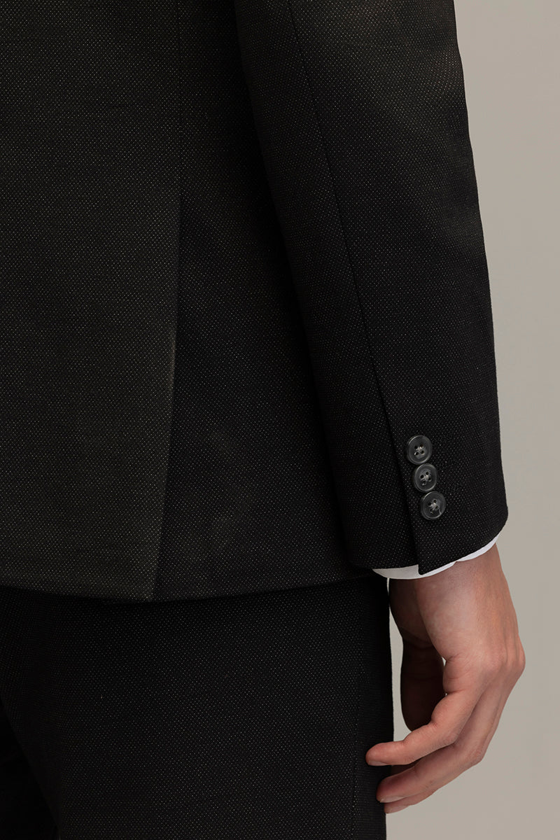 Classic Cut Black Suit Blazer 9 Classic Cut Black Suit Blazer
