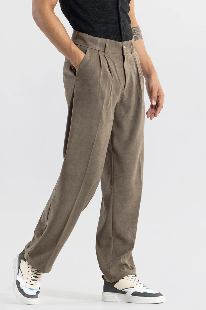Velice Brown Korean Pant